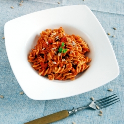 Tomato and Coconut Pasta