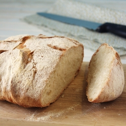 White Bread with Yogurt Poolish