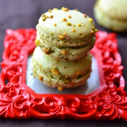 Pistachio Macarons