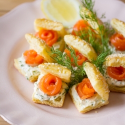 Smoked Trout Puffs