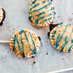 Baby Blueberry Pies on a Stick