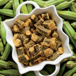 Oven Fried Okra