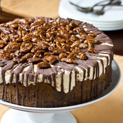 Pumpkin Turtle Ice Cream Cake