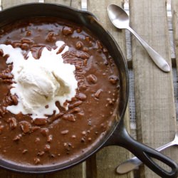 Warm Chocolate Skillet Cake