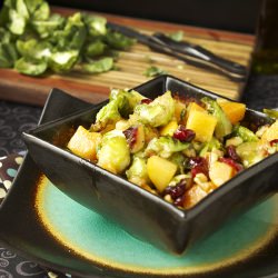 Cranberry-Walnut Butternut Brussel