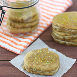 Pumpkin Brown Sugar Sandwich Cookie