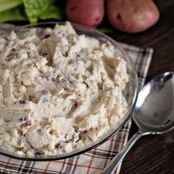 Roasted Garlic Smashed Potatoes