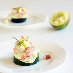 Shrimp and Cucumber Appetizer