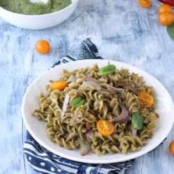 Minty Pesto Pasta