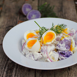 Blue Potato Salad