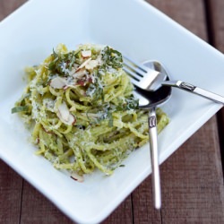 Avocado & Arugula Linguine