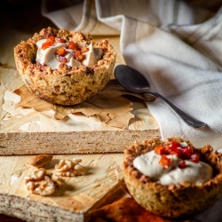 Coffee-Quark Cheesecake Pudding