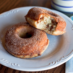 Banana Bread Cinnamon Chip Donuts