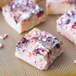 Peppermint Swirl Fudge