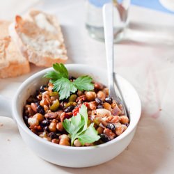 Four Bean Salad with Farro