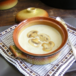 Cream of Mushroom & Brie Soup