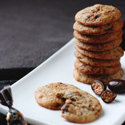 Dark Chocolate & Hazelnut Cookies