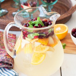 Seasonal White Sangria