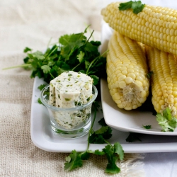 Cilantro Butter Sweet Corn