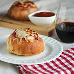 Pepperoni Pizza Bread Bowls