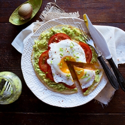 Pita with Avocado and Fried Egg