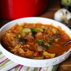 Sicilian Meatball Soup