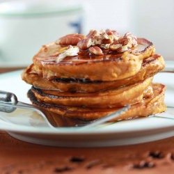 Healthy Oatmeal Pumpkin Pancakes