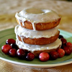 Baked Cranberry Pecan Donuts