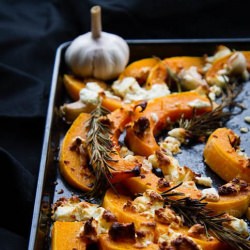 Roast Butternut Squash with Feta