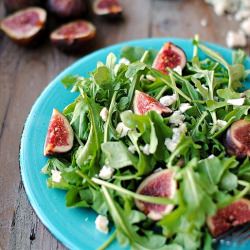 Arugula, Fig & Blue Cheese Salad