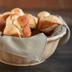 No-Knead Cloverleaf Dinner Rolls