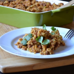 Chorizo & Andouille Cornbread Stuffing