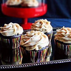 Chocolate Pumpkin Spice Cupcakes