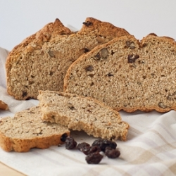 Soda Bread with Walnuts and Raisins