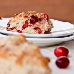 Cranberry White Chocolate Scones