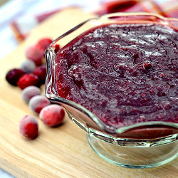 Slow Cooker Chipotle Cranberry Sauce