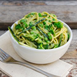 Avocado-Miso-Tahini Pasta