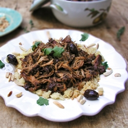 Chicken with Dried Cherries & Leeks