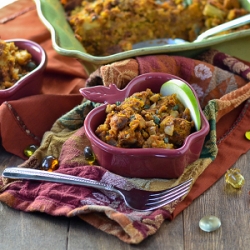 Double Pumpkin Cornbread Stuffing