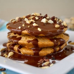 Peanut Butter Cookie Pancakes