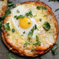 Naan Breakfast Pizza