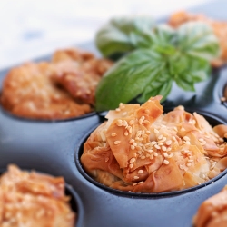 Eggplant Pies with Phyllo Dough