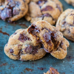 Molasses Triple Chocolate Cookies