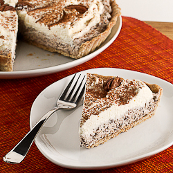 Pecan Chocolate Cheese Tart