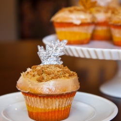 Pumpkin Biscoff Cookie Cupcakes