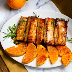 Citrus Tamari Tofu Steaks