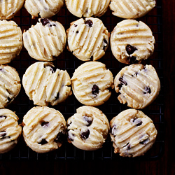 Dark Chocolate Almond Shortbread