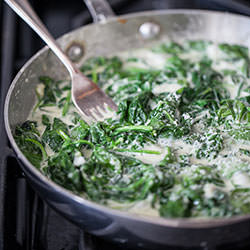 Stovetop Creamed Spinach