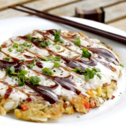 Okonomiyaki – Japanese Pizza