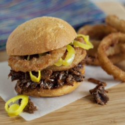 Saucy Slow Cooker BBQ Beef